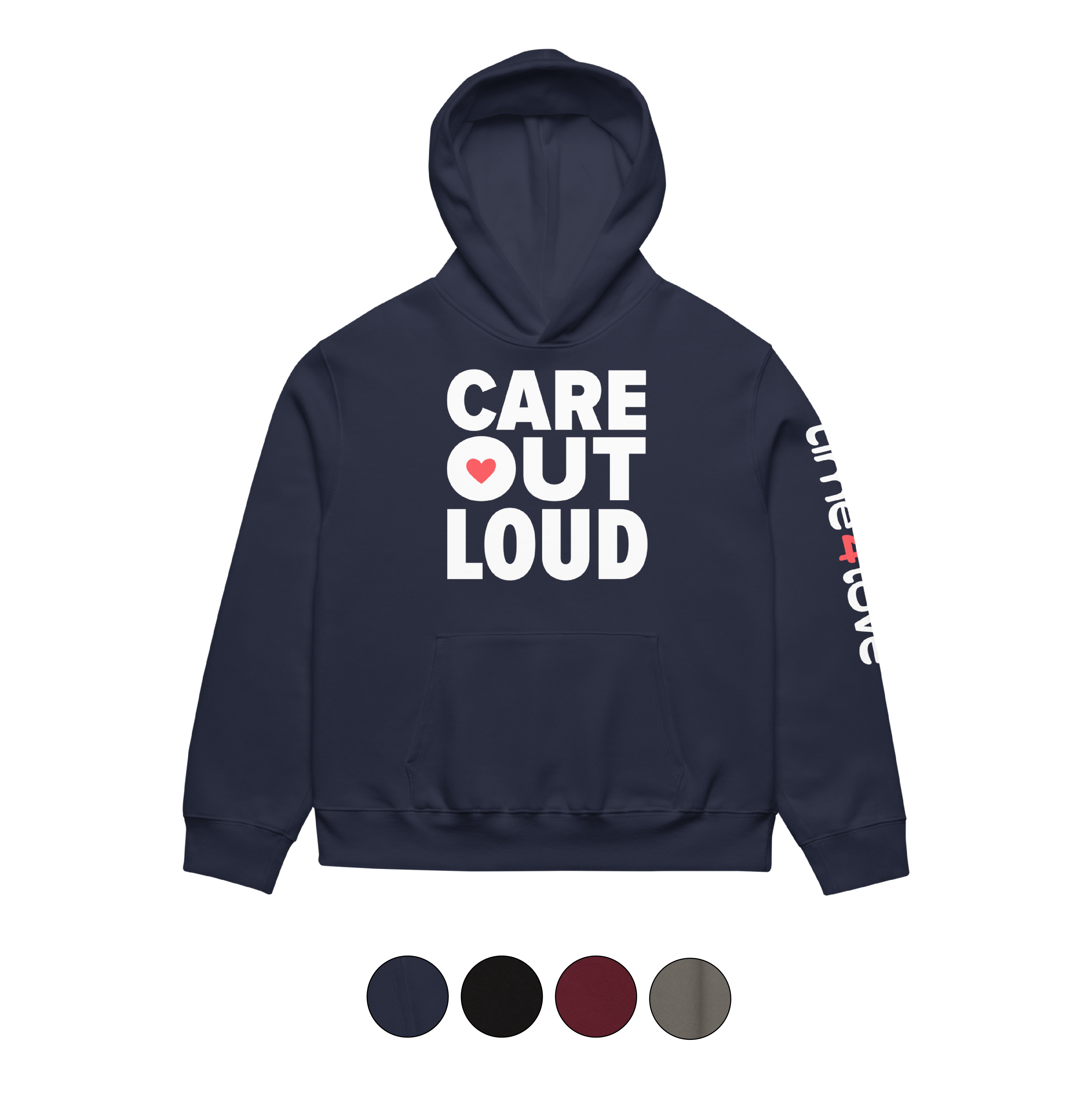 Care Out Loud Oversized Hoodie
