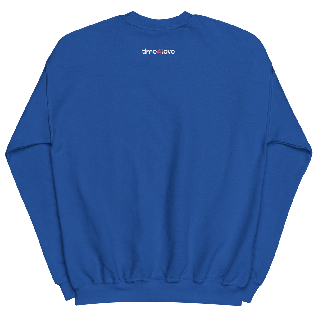 Love is Never Late Clock Sweatshirt